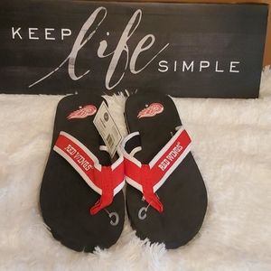 Detroit Redwing Flip Flops